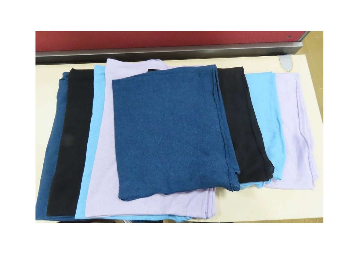 A peachskin stole made with silk and cotton